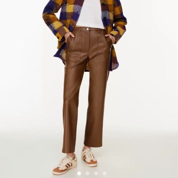 Aritzia Pants - aritzia wilfred free lucy pant rustical brown